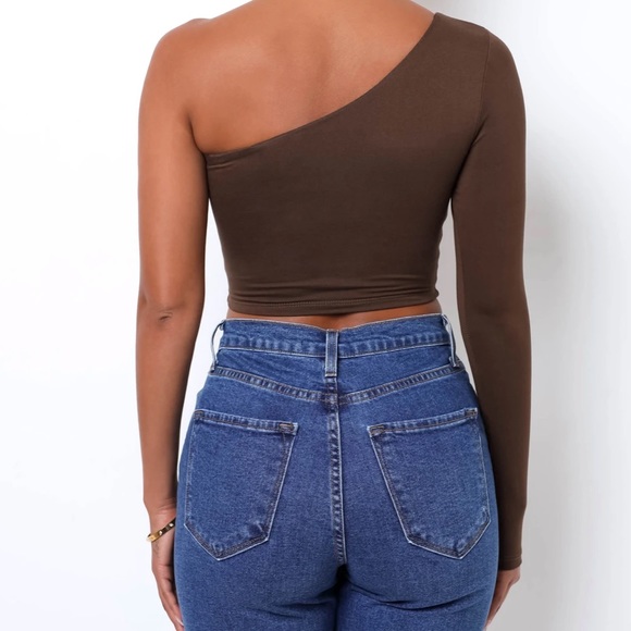 Brown Crop Top - Picture 2 of 2